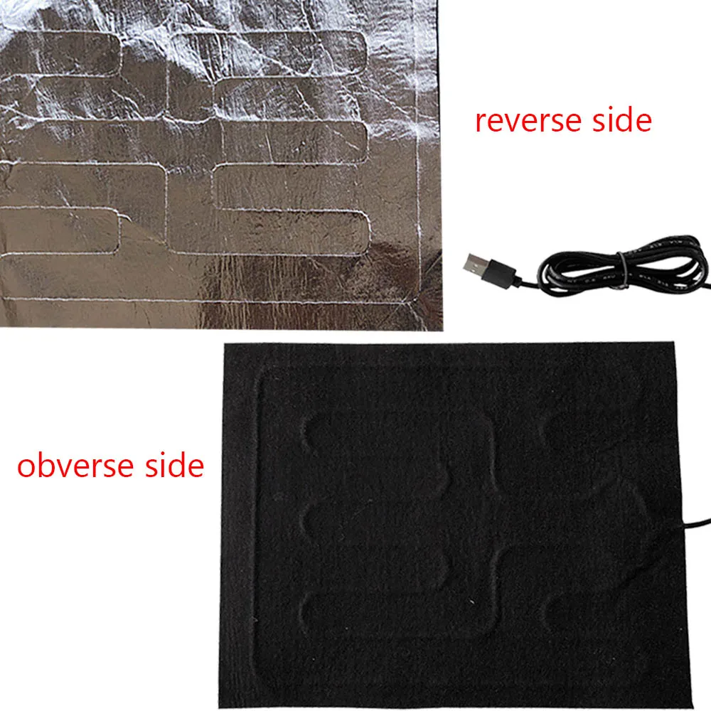 USB Folding Heated Sheet Heating Winter Warm Pad Cushion Waterproof Car Seat Heating Pet Cushion Temperature Control