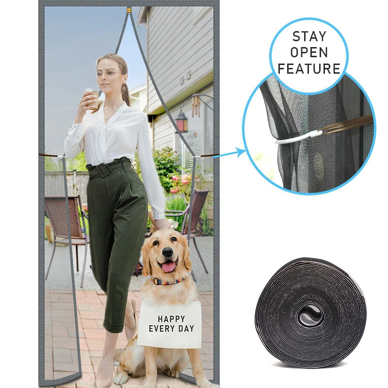 Magnetic Door Screen Hands Free Bug Protection