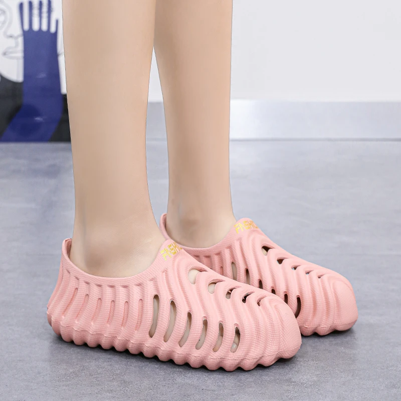 صنادل رجالية عصرية من مادة إي في إيه، أحذية شاطئ مريحة وخفيفة الوزن للرجال، أحذية مائية غير قابلة للانزلاق، أحذية رياضية كاجوال للمشي قابلة للتنفس