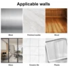 36/72 Pcs Record Display Stand Wall Mount with Acrylic Vinyl Record Display Shelf Adhesive Clear Record Holder for LP Albums CD 3