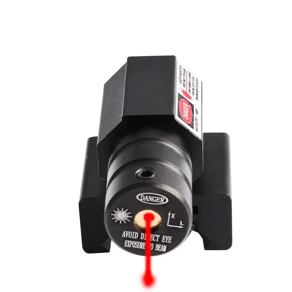 Laser Sight Mini Red Dot 635-655nm Adjustable 11mm/20mm Rail Mount Hunting Rifle Scope Pistol Gun Sight