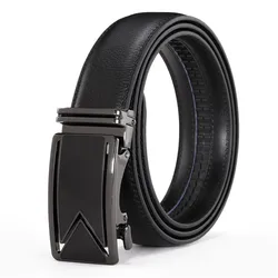 New luxury designer men's automatic buckle belt for men Belt Genuine Leather classic business youth jeans belt