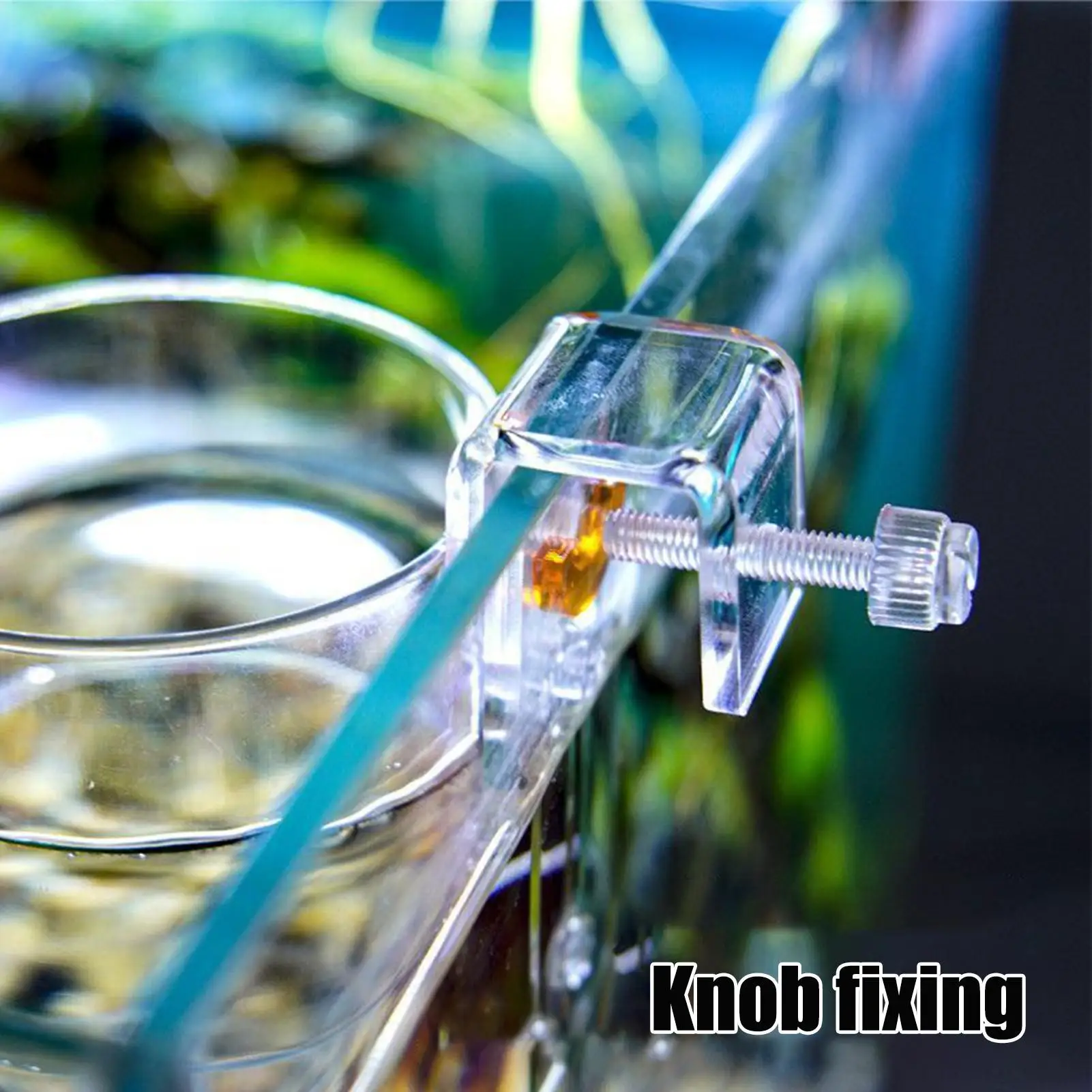 Transparent Acrylic Aquarium Feeder Dish Floating and Sinking Type Fish Tank Dish Tray Shrimp Food Feeding Bowl Accessories