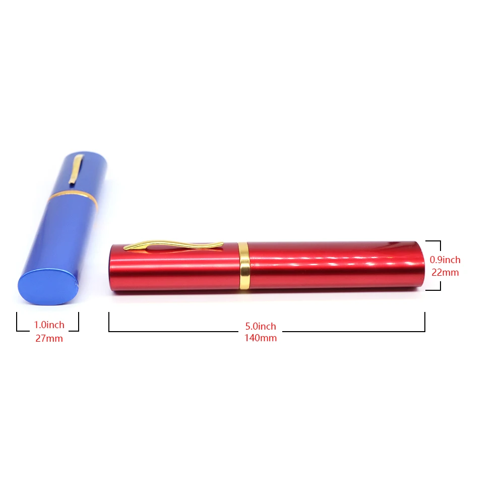 Elegant Mini Reading Metal Pencil Vase Glasses Box Travel Tableware Set Fork Spoons Protective Case Fashion Portable Tool Pouch