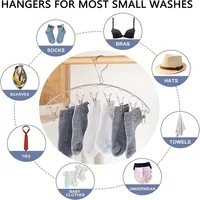 Stainless Steel Windproof Clothespin Laundry Hanger Bra Sock Towel Clothesline Hook Clothes Rack Peg Dryer Airer Drying 2