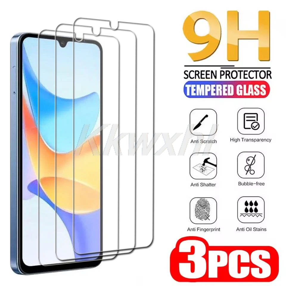 3PCS 9H HD Tempered Glass Screen Protector Cover Film