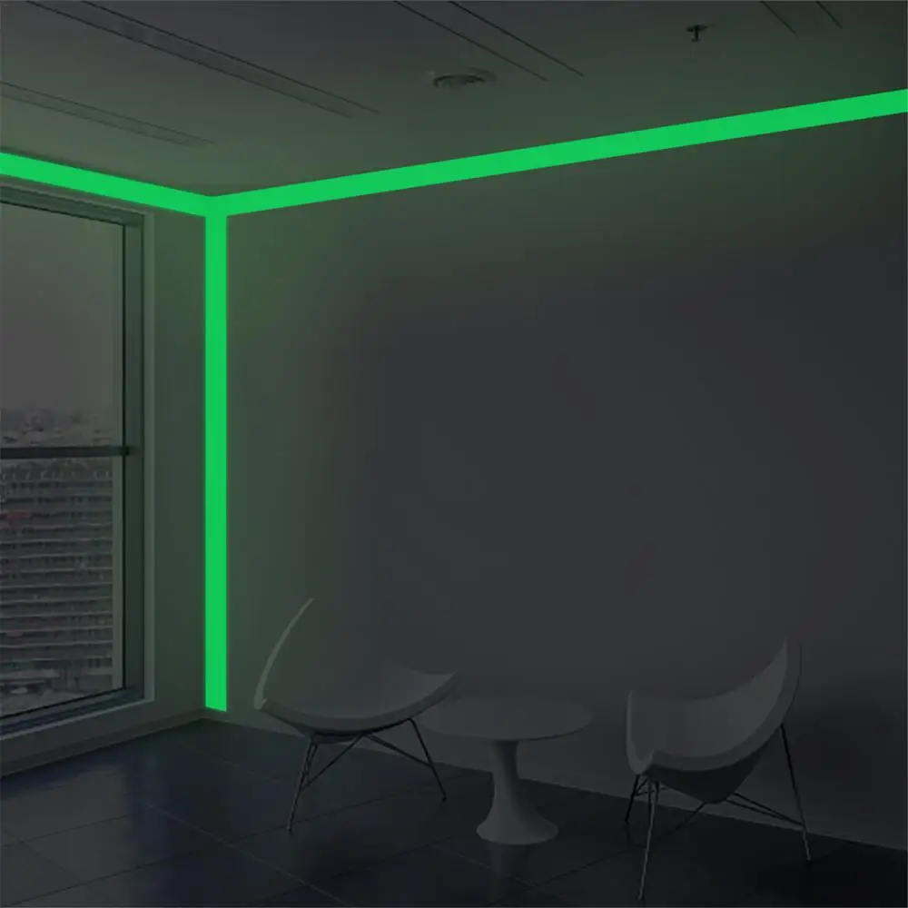 Description Picture 5 of itemGreen Luminous Tape Self Adhesive Glow In The Dark Stickers Stage Decorative Luminous Fluorescent Tape Waterproof