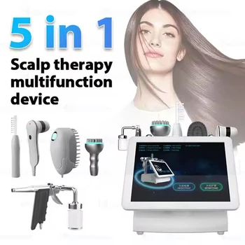 Novità 2026: Analizzatore del Cuoio Capelluto 5 in 1 con Microcorrente per il Trattamento della Caduta dei Capelli e Stimolazione della Crescita