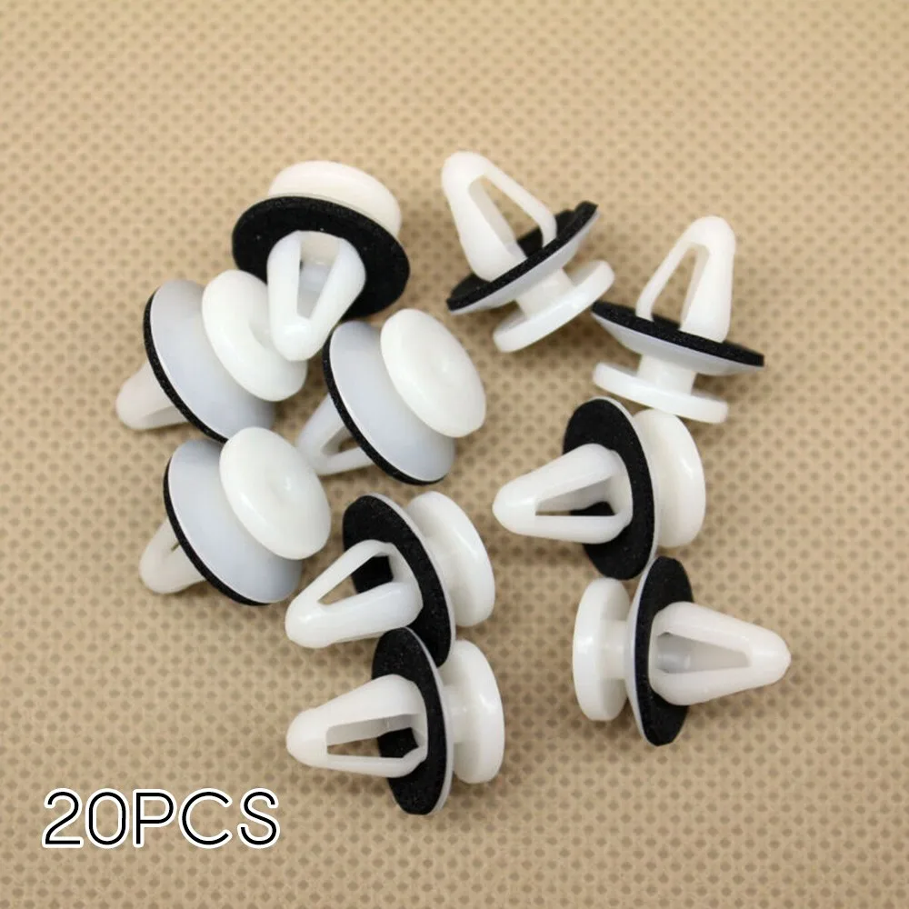 20x Side Garnish Moulding Trim Retainer Clips MB696120 For Auto