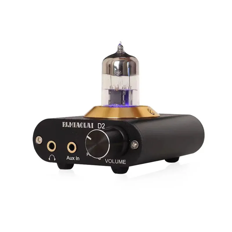 Mini Tube Headphone Amplifier 6N3 Electronic Tube 1100mW Output Power HIFI Headphone Amplifier NE5532P