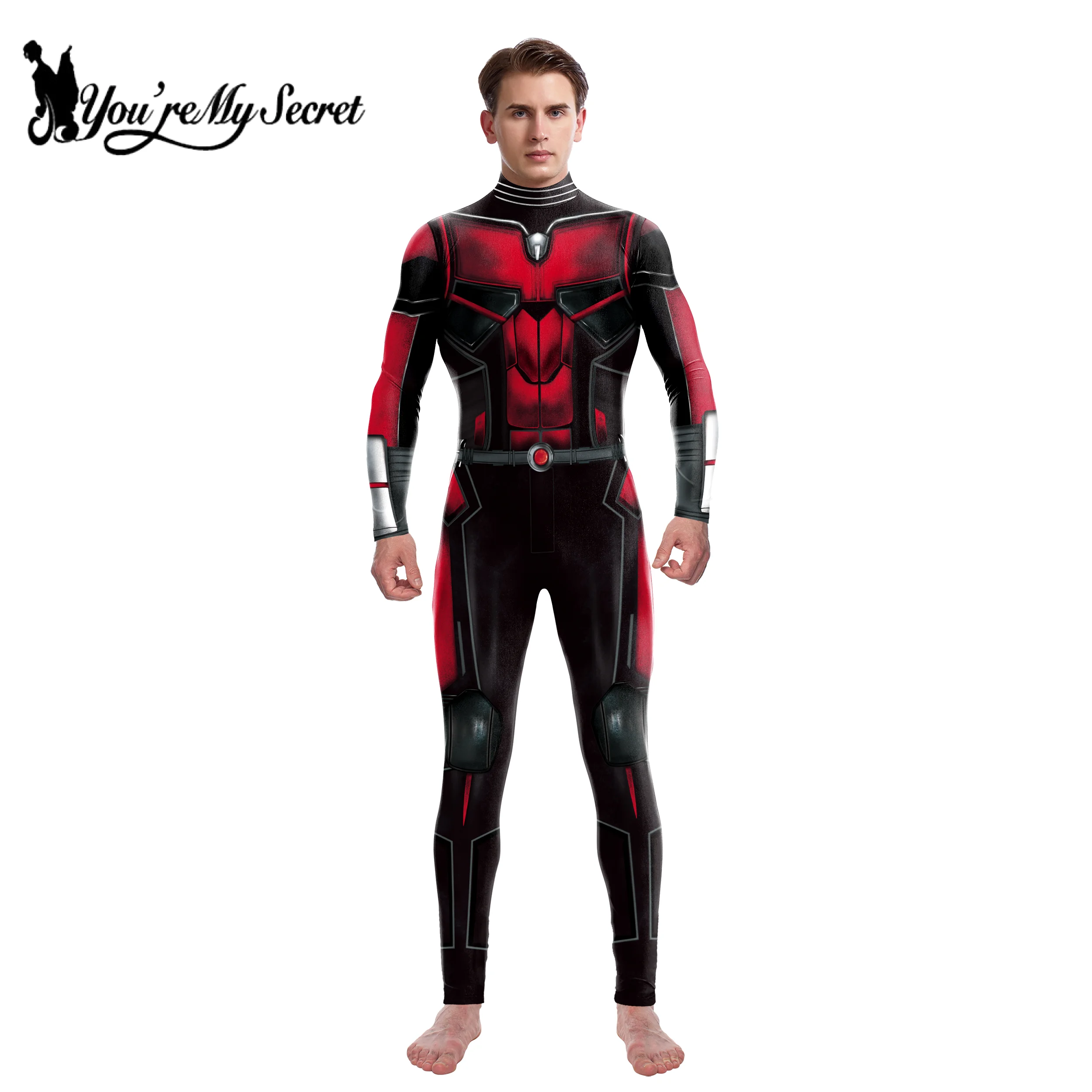 Halloween Carnival Cosplay Costume Purim Man Robot 3D Print Woman Punk Style Jumpsuit Spandex Zentai Bodysuit Holiday Party Wear