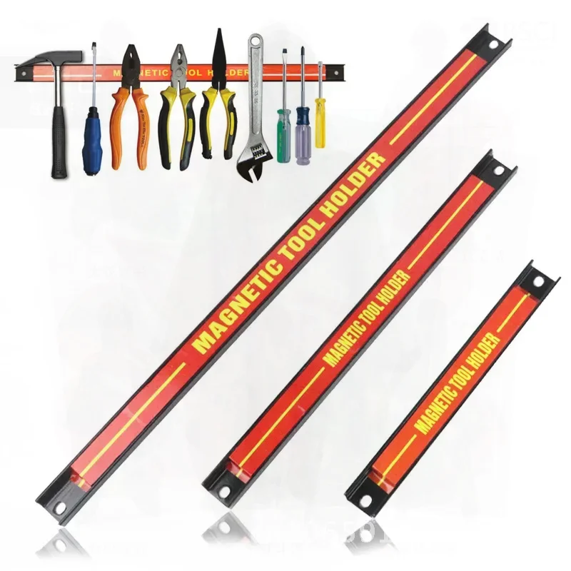 pcs 200/300/460mm 자석 공구 홀더 헤비듀티 자석 공구 바 스트립 랙 렌치 하드웨어 공구 랙 작업장 보관 공구