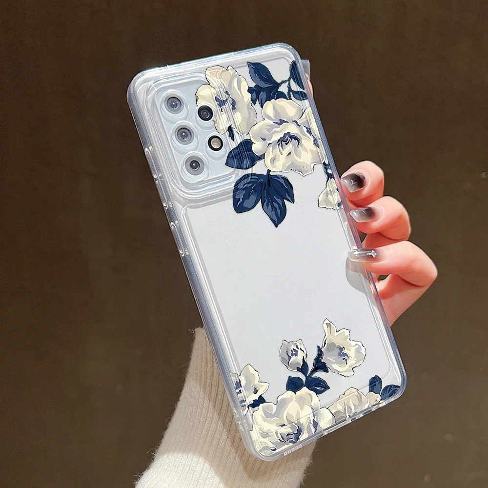Elegant Flower Clear Protective Case