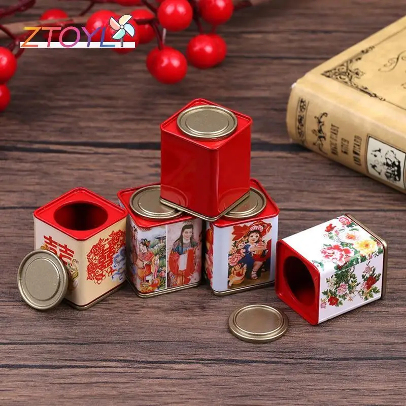 

1:12 Dollhouse Miniature Cookie Jar Candy Box Storage Tank Piggy Bank Home Model Decor Toy Doll House Accessories