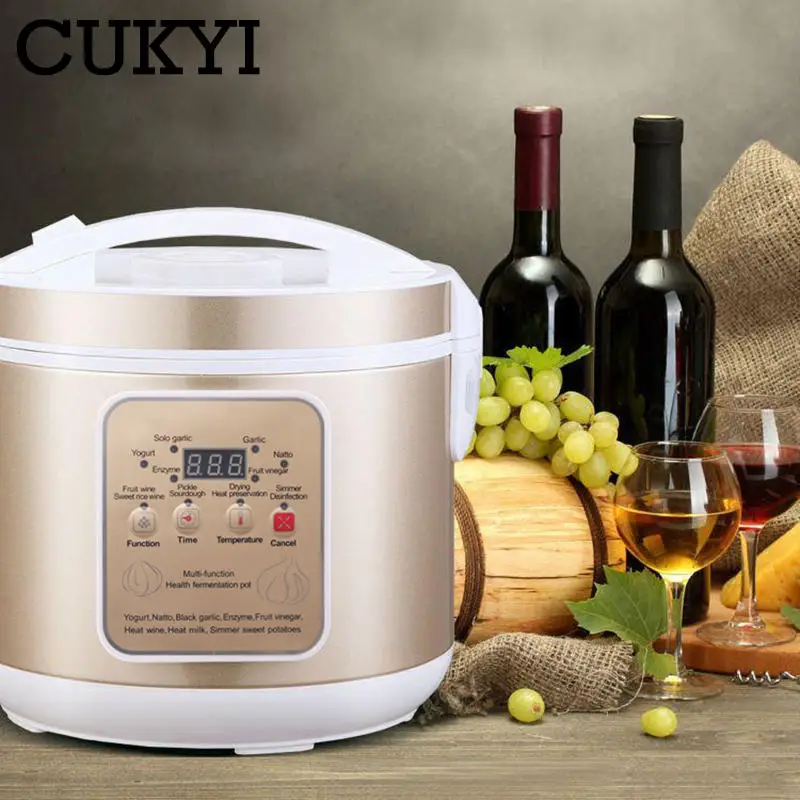 Intelligent Black Garlic Fermenter Automatic Microcomputer Control Enzyme zymolysis Yogurt Maker Power-off memory protection EU yogurt maker