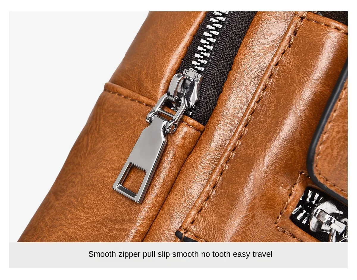 Männer Umhängetasche Große Kapazität Vielseitige Wasserdichte Umhängetaschen Hohe Qualität Luxus Designer Brust Tasche Reise Zurück Taschen – Detail 22