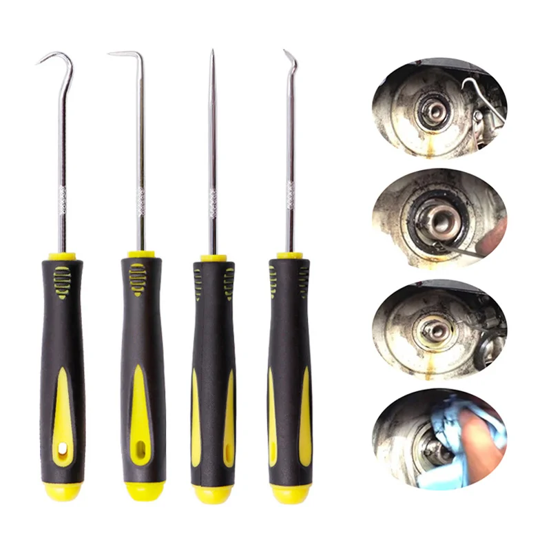 Car Pick and Hook Oil Seal ORing Seal Screwdrivers Set Car Vehicle Oil Craft Hand Tools 4Pcs/set o ring seal set pick and hook set