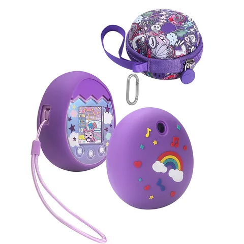 Electronic Digital Pets Machine Cover Comprehensive Protection Case Kids Birthday Gifts for Tamagotchi Pix