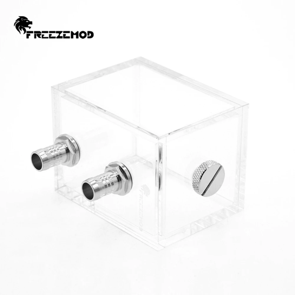 freezemod acrílico tanque de resfriamento de água reservatório mini cuboid pmma espessura quadrado watercooler pc mod