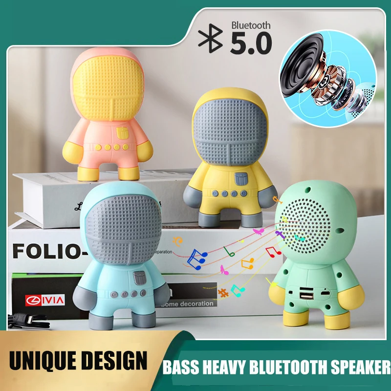 

Bluetooth Speaker Heavy Subwoofer Outdoor Portable Mini Home High Volume Plug Card New Cartoon Small Stereo