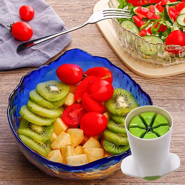 New Cucumber Slicer Creative Stainless Steel Fruit Vegetable Cutters  Kitchen Gadgets Cucumber Strawberry Divider Slicer Cutter - AliExpress