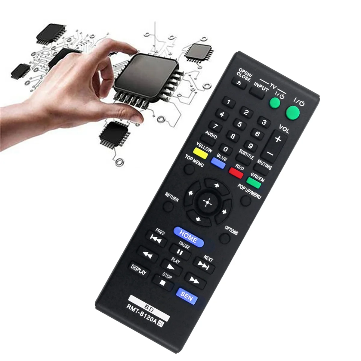 Genuine Replacement Remote Control RMT-B119A For Sony Blu-ray Players BDP-S1100/S3100/S390
