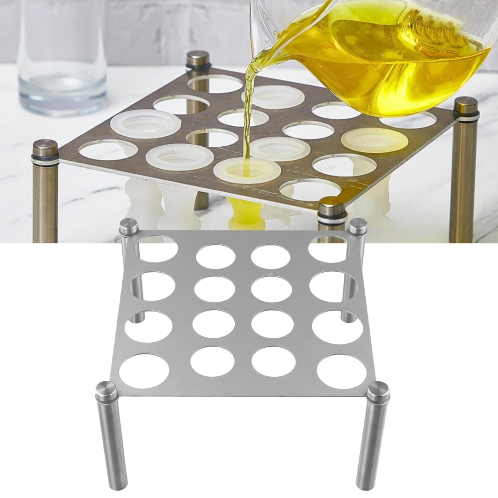 About 180g Chess Molds Holder Functional Chess Piece Stand Crafting Tools Functional Holder Iron Material
