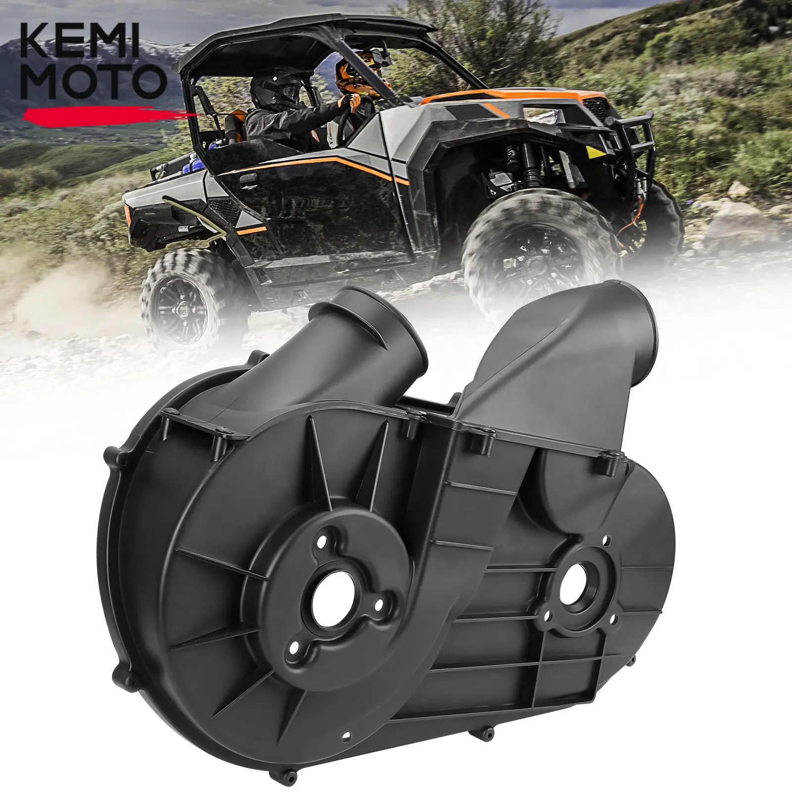 KEMIMOTO Inner Outer Air Guide Clutch Back Plate Cover Compatible with Polaris RZR 4 900 S XP 4 1000 General Ranger XP 2015-2023