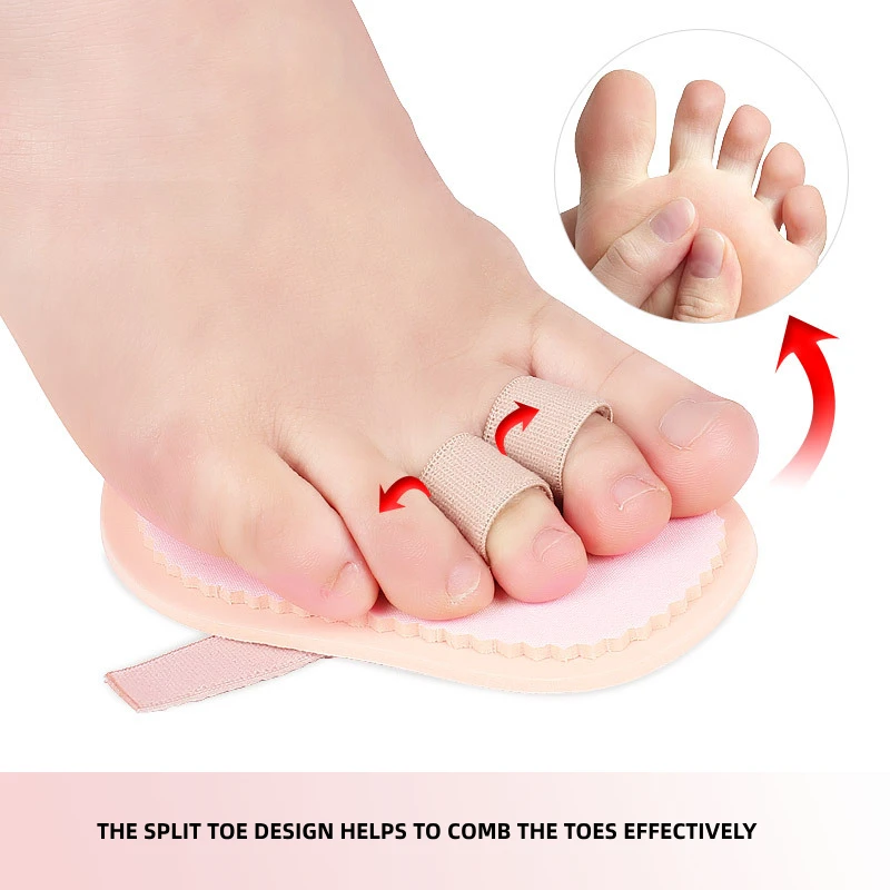 1Piece Shoe Insole Hammer Toe Foot  Guard Cushions Protector Separator Support Pads Temporary Corrector Straightener Bunion