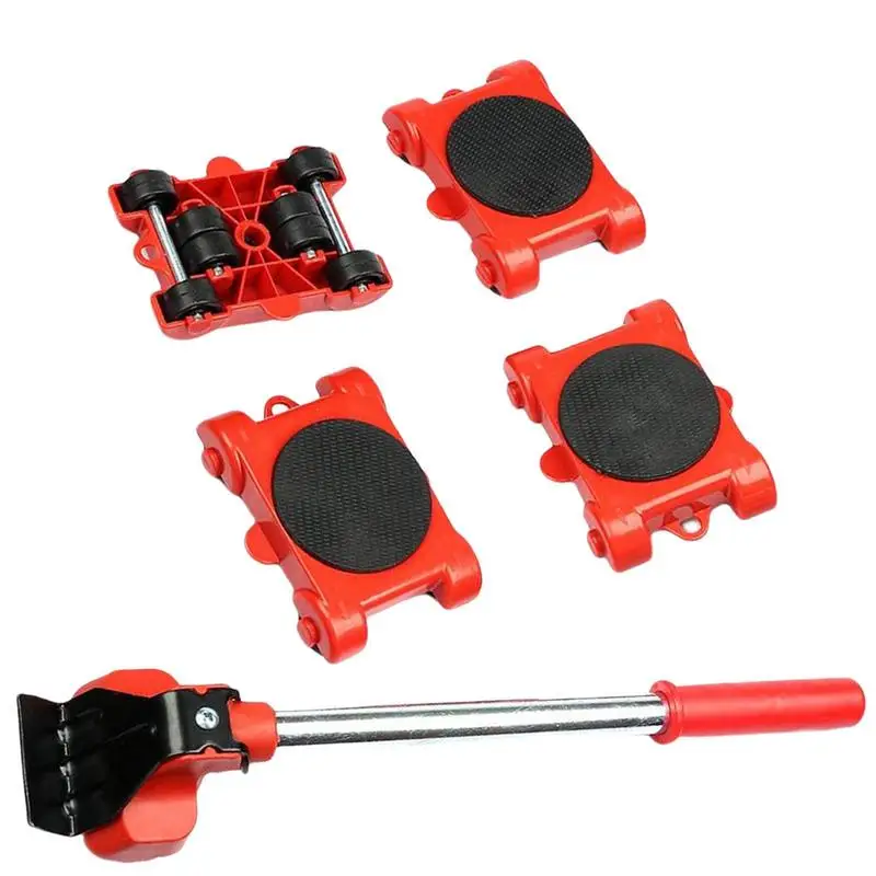 

Furniture Moving Tool 4 Wheel Rollers And Adjustable Height Lifting Bar Heavy Duty Furniture Mover Tool Kit For Fridges Freezers