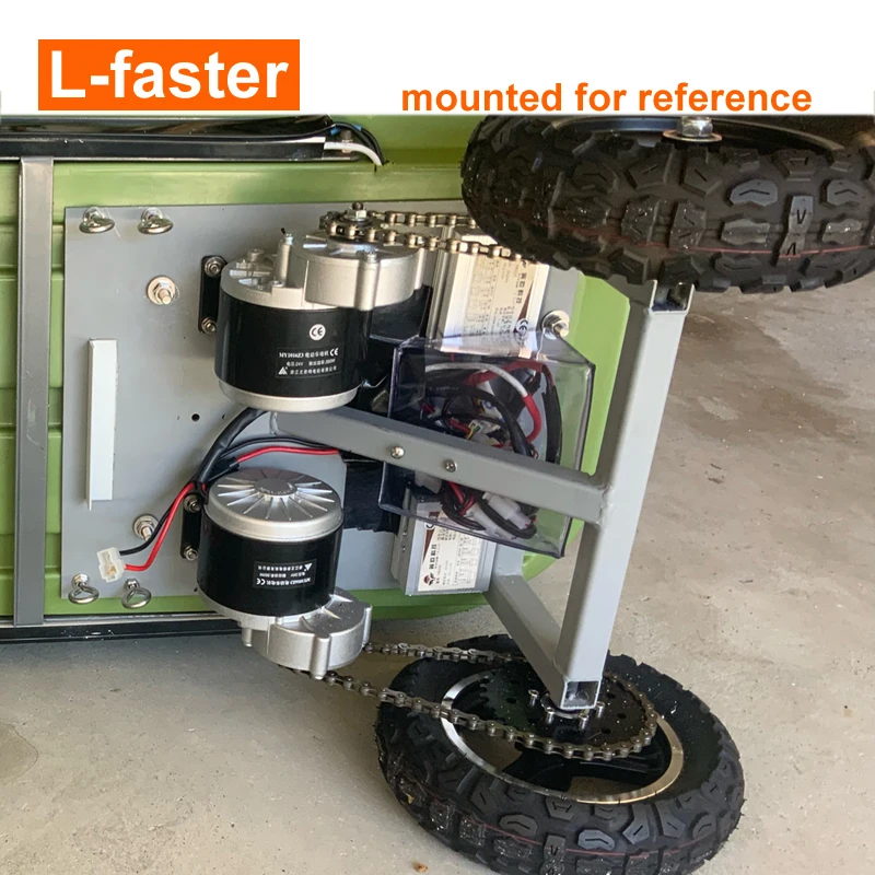 24V 36V 700W Electric Brush Geared DC Motor Dual Drive 350W Unitemotor MY1016Z3 Engine For Electrical Cart Trolley Bike