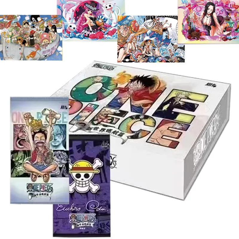 Original Bandai One Piece Cards Rufy Trading Rare Cards Anime Japanese Game Booster Box Collector Regali Di Compleanno Per Bambini