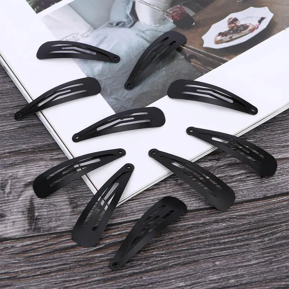 10Pcs BB Hair Clips Teardrop Alloy Hair Clips Cute Girls Hair Clips Fashion Hair Accessories