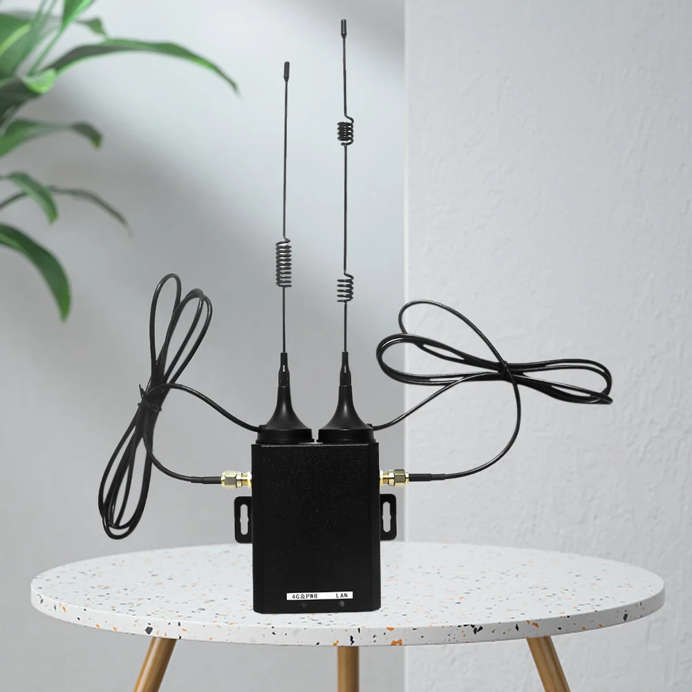 Lte Roteador sem Fio de Grau Industrial 150mbps com Suporte Antena Externa 16 Usuários Wi-fi para Exterior H927 4g