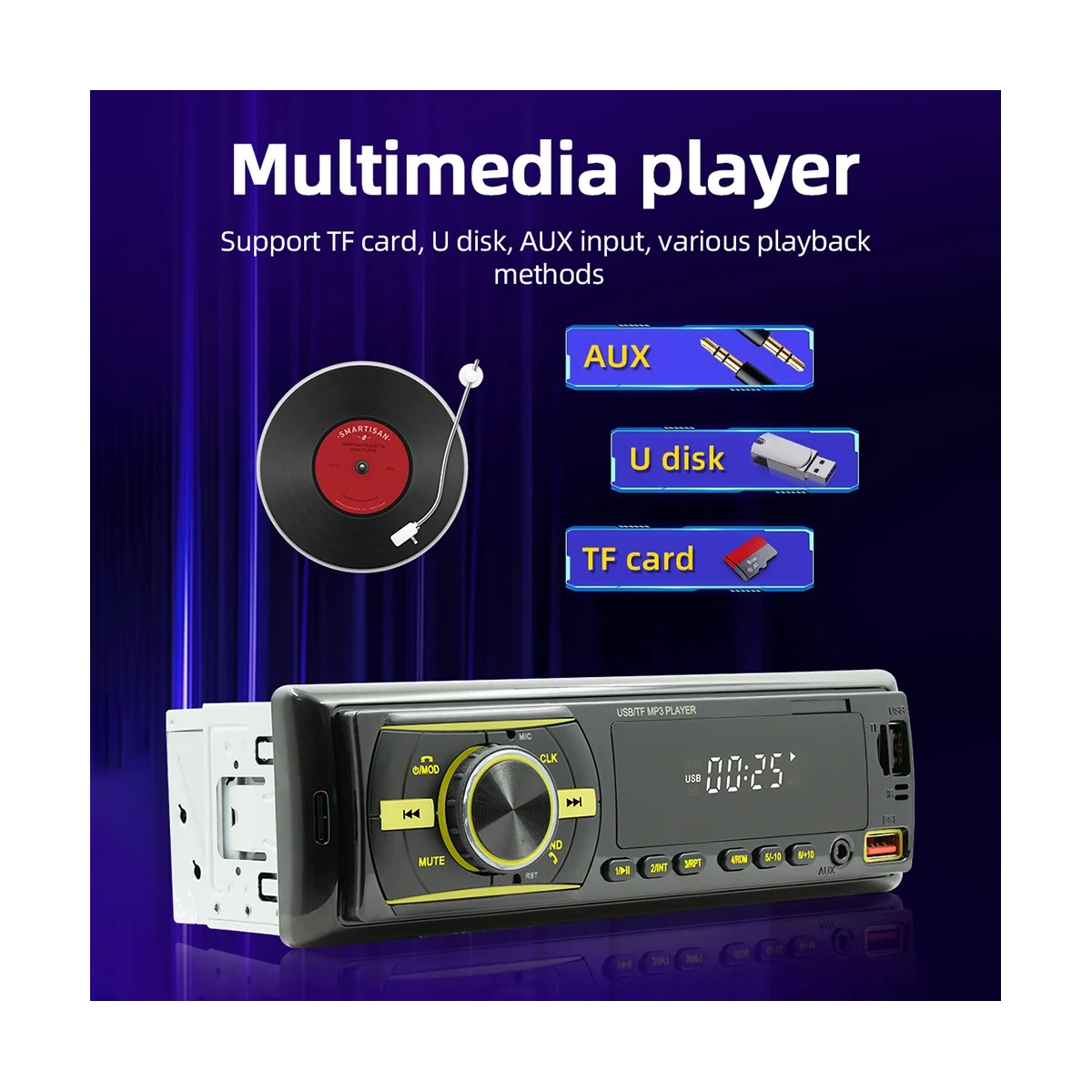 D3106 Car MP3 Player Car Radio Audio Player Supplies
