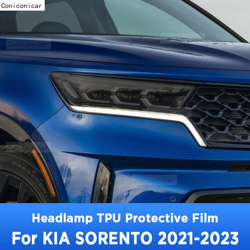 

Для автомобильных фар KIA SORENTO 2021-2023, защита от царапин, ТИНТ передней фары, аксессуары для ремонта детской лампы, наклейка