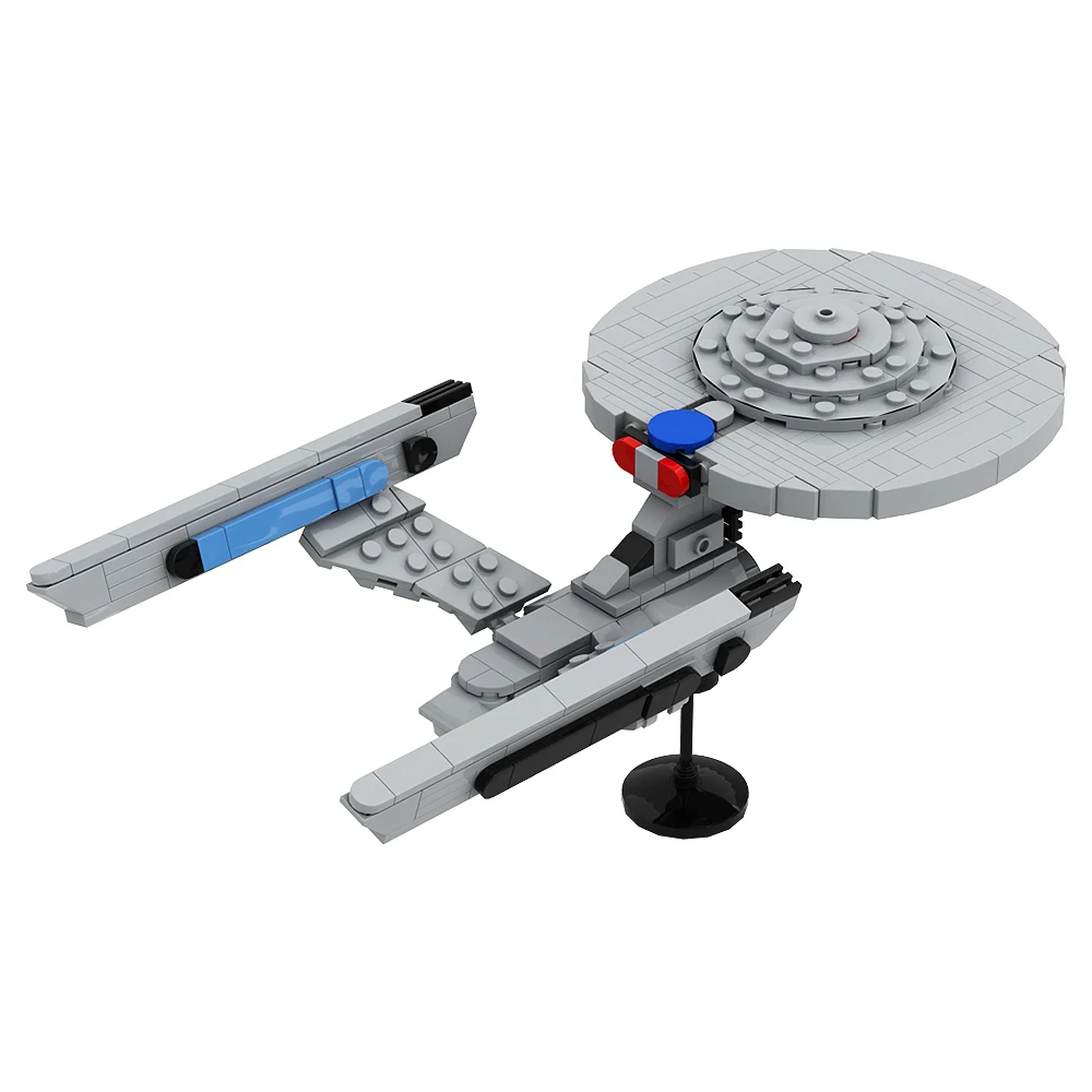 MOC Space Ship World Space Trek Enterprise NCC-1701 Spaceship