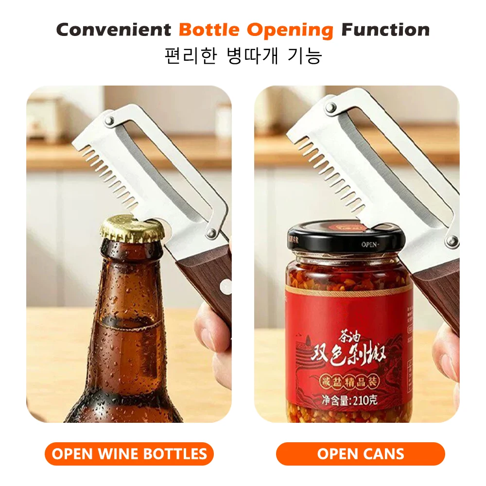 Aoifn Kitchen Peeler Stainless Steel Vegetable Peeler with Plastic or Wooden Handle for Peeling Fruits Vegetables Kitchen Tool 5