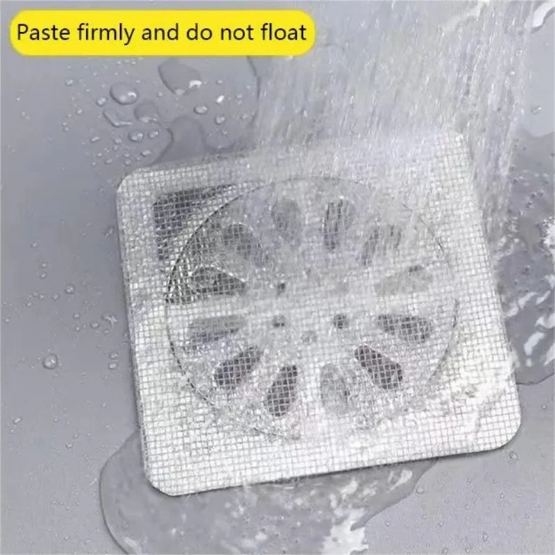20PCS Disposable Home Anti-Clogging Filter Net Bathroom Hair Filter Sticker Insect Proof Floor Drain Sticker Sink Hair Catcher sink filter,sink strainer,floor drain sticker,floor drain filter,hair drain catcher,hair drain filter,floor drain hair catcher,drain hair catcher,floor drain hair filter