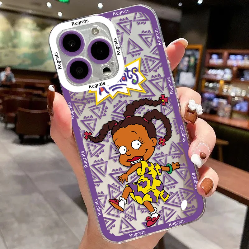 Cartoon Funny Rugrats Design Clear Soft TPU Phone Case