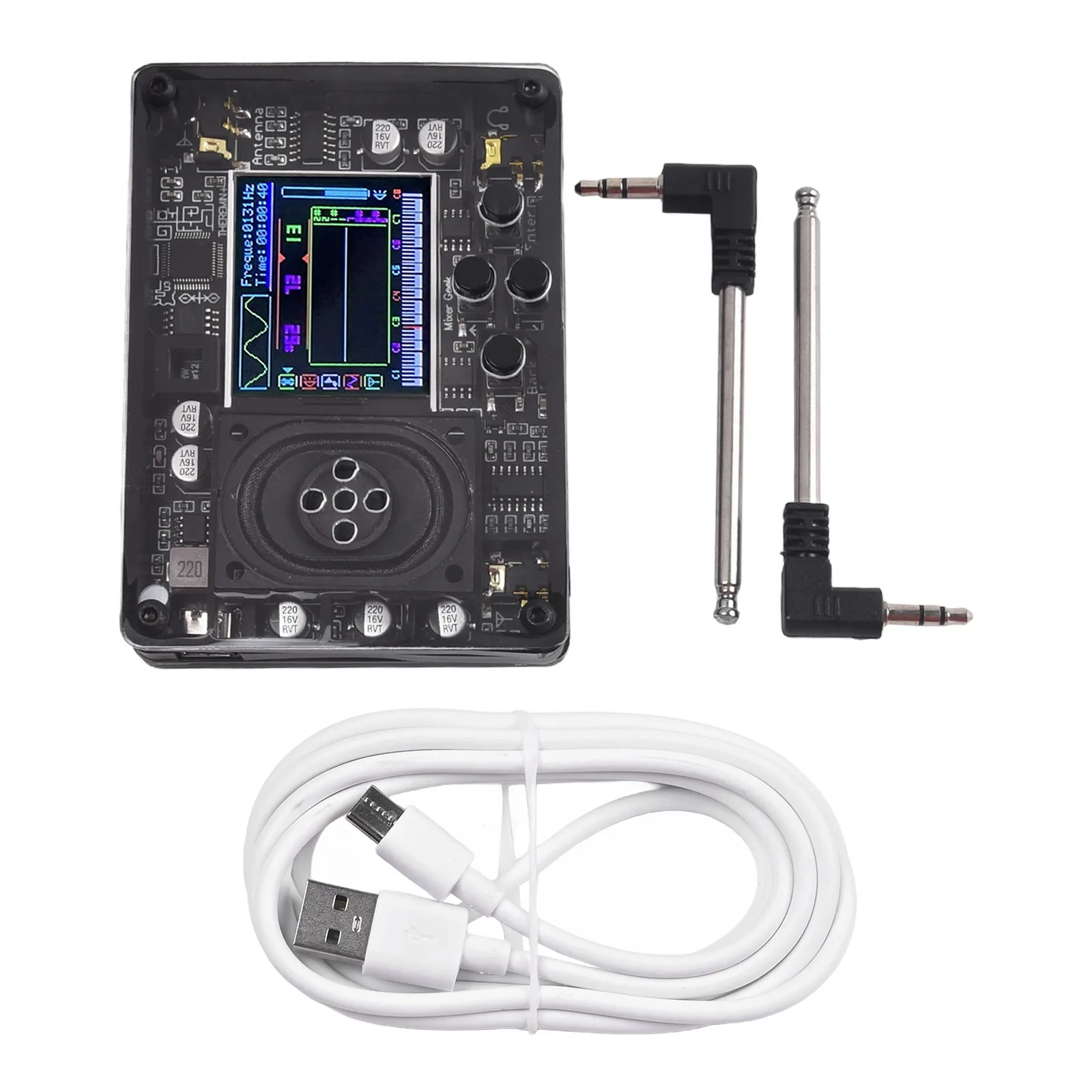 

1pc Vintage Musical Module Audio Theremin Vintage Musical Module Electronic Instrument Adjustable Voices Color Screen Display