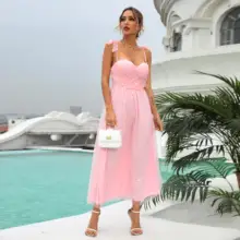 

2022 New Sleeveless Slip Quinceanera Dresses Prom Party Robes Long Wedding Guest Vestidos Homecoming Gowns Backless Slim Frocks