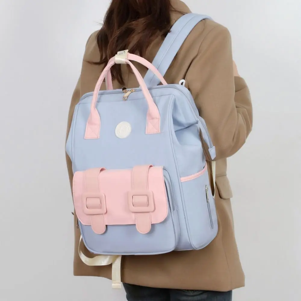 Korean Style Diaper Bag Backpack Waterproof Durable Maternity Bag Large Capacity Wear-resistant Breastfeeding Bag Baby Care