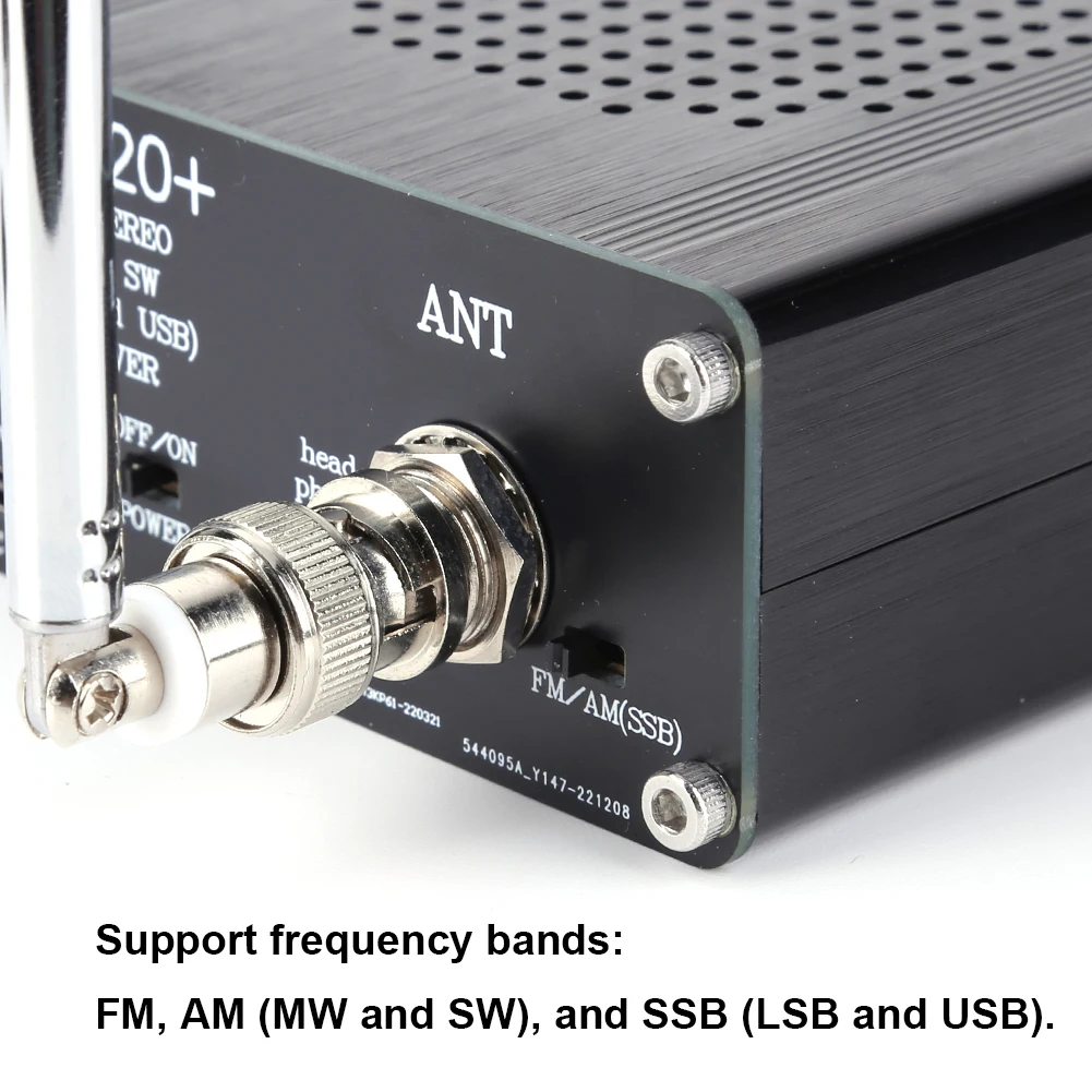 ATS-20+Si4732 Full Band Radio Receiver With 3.5mm Audio Jack 0.96inch OLED Screen Radios MW SW SSB LSB USB FM AM Radio Recorder