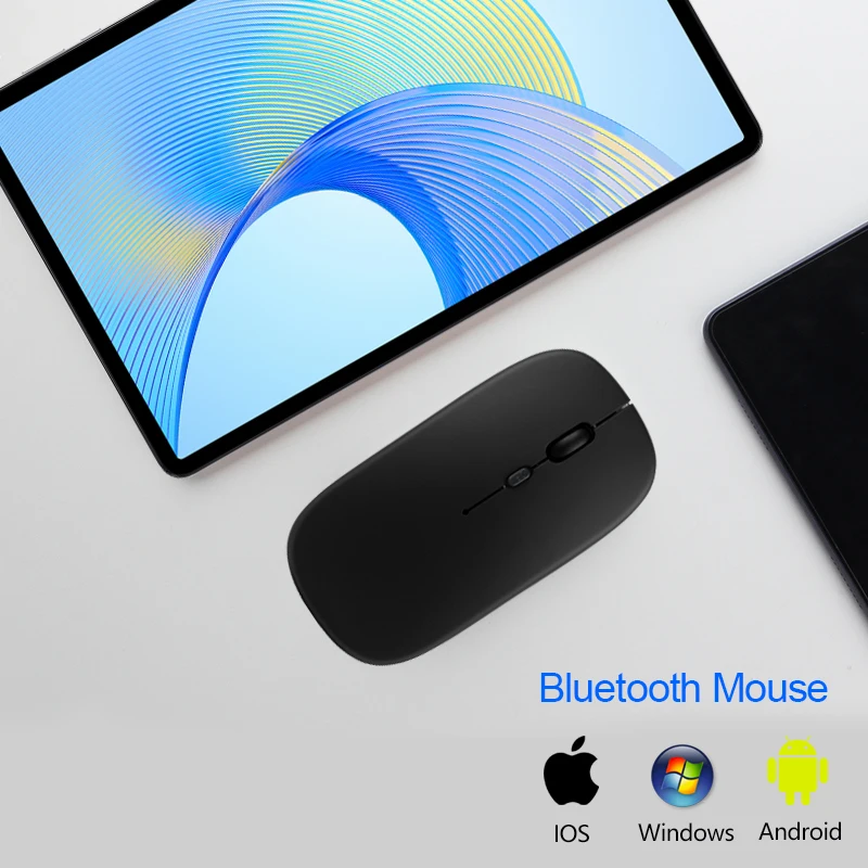 화웨이 아너 패드 X9 X8 프로용 블루투스 마우스, ELN-W09 MagicPad 13 무선 마우스, 충전식 미니 음소거 게이밍..