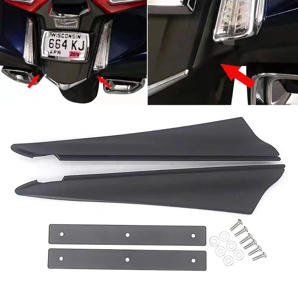 

For Honda Goldwing GL1800 GL 1800 F6B 2018 - 2020 2019 Motorcycle Black Rear Fender Filler Strips Rear fender baffle