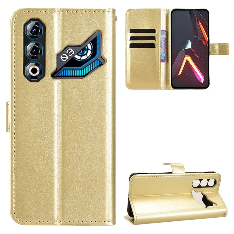 Leather Flip Case with Wallet and Kickstand - Elegant Protective Cover