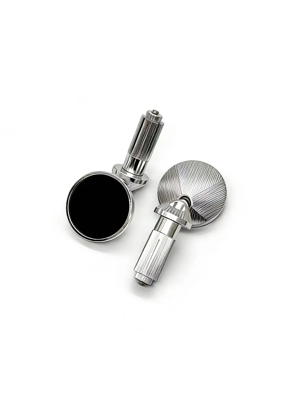7/8'' 22mm CNC 범용 오토바이 개조 미니 백미러 핸들 바 엔드 사이드 미러 오토바이 액세서리