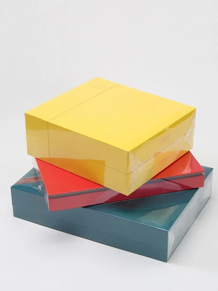 Bopp Heat Shrink Film Cigarette Box Envelope Tea Transparent Gift Box Packaging Films Plastic Sealing Golden Thread Brushed Film 3