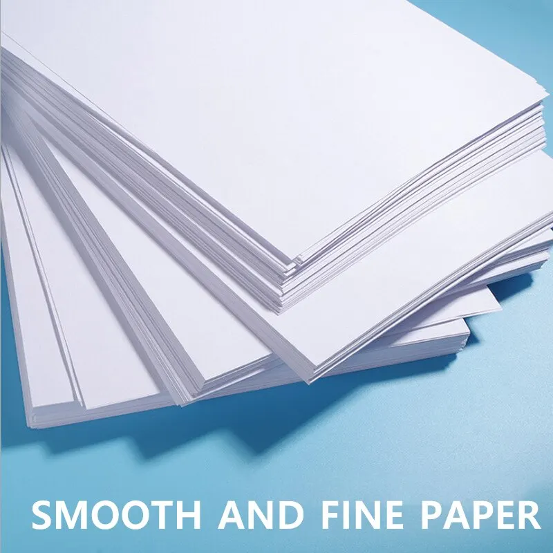 70g White Blank Printing And Copying Paper Learning To Draw And Office Draft Paper 100pcs printing and copying paper